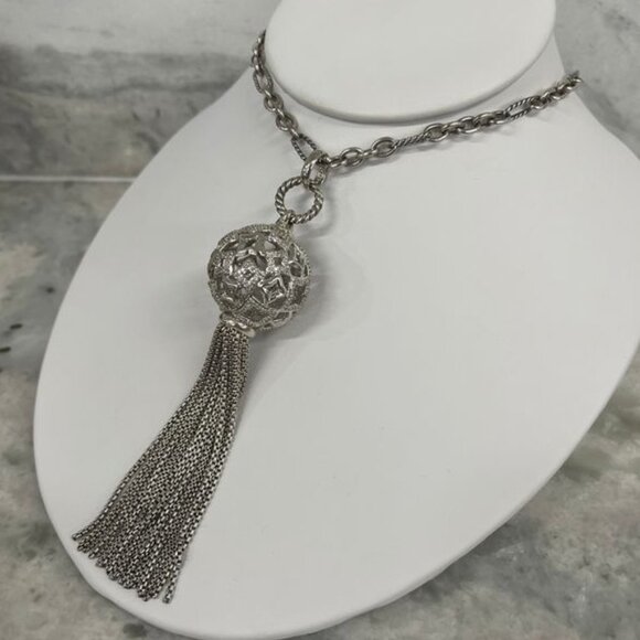 David Yurman Quatrefoil Diamond Necklace - Picture 5 of 8